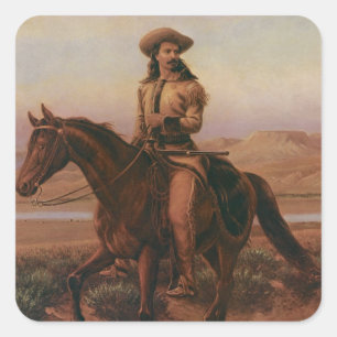 Buffalo Bill Square Sticker