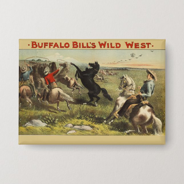 Buffalo Bill Wild West Cowboy Horse Poster (Front)