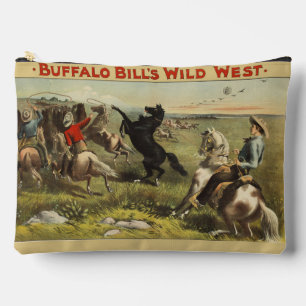 Buffalo Bill Wild West Cowboy Horse Poster Accessory Pouch