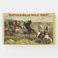 Buffalo Bill Wild West Cowboy Horse Poster