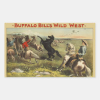 Buffalo Bill Wild West Cowboy Horse Poster