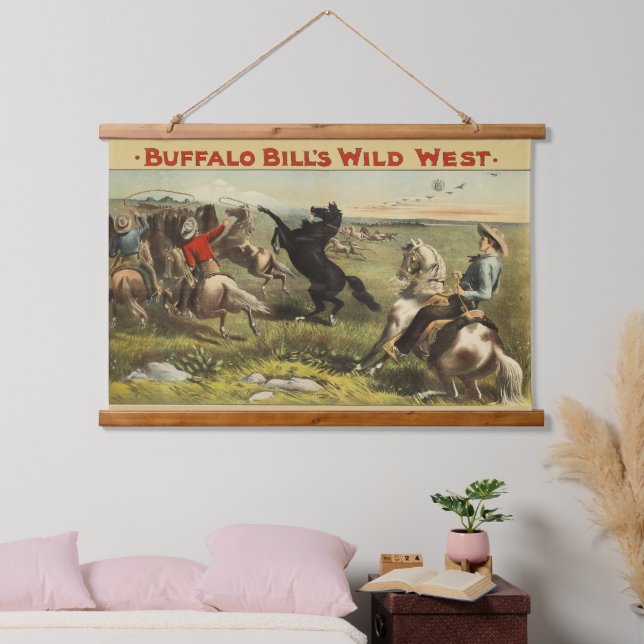 Buffalo Bill's Wild West Horses Hanging Tapestry (Bedroom)