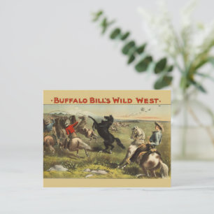 Buffalo Bill's Wild West Horses Postcard