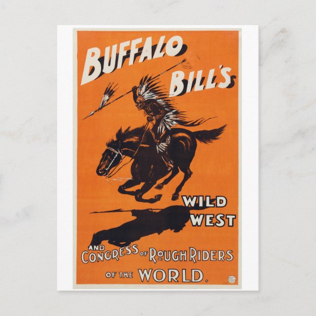 Buffalo Bill's Wild West Postcard (Front)