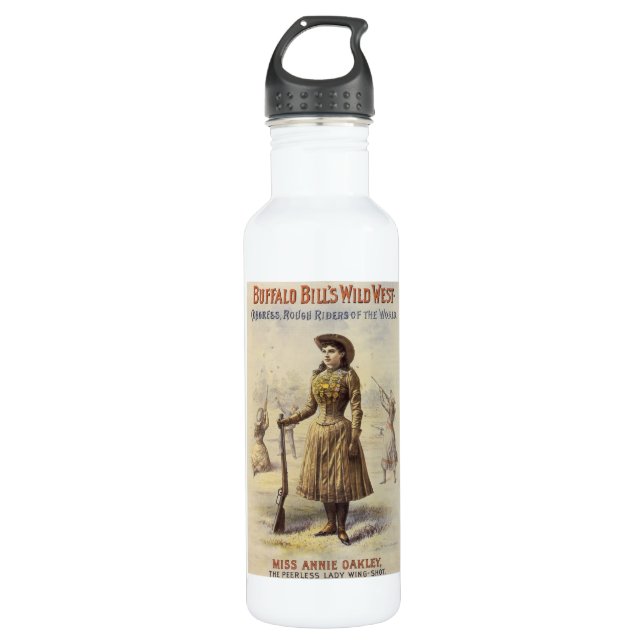 Buffalo Bill's Wild West Show with Annie Oakley 710 Ml Water Bottle (Front)