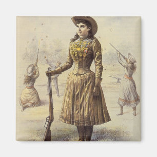 Buffalo Bill's Wild West Show with Annie Oakley Magnet
