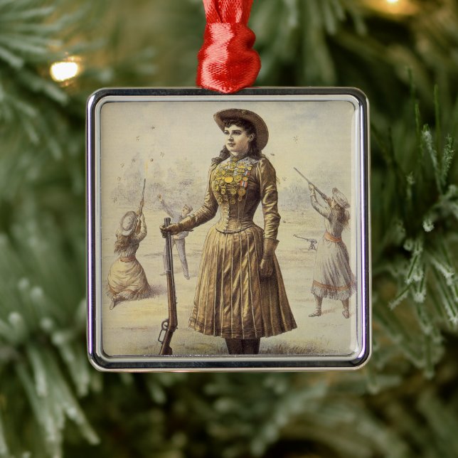 Buffalo Bill's Wild West Show with Annie Oakley Metal Tree Decoration (Tree)