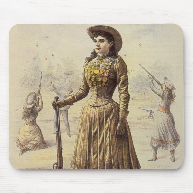 Buffalo Bill's Wild West Show with Annie Oakley Mouse Pad (Front)