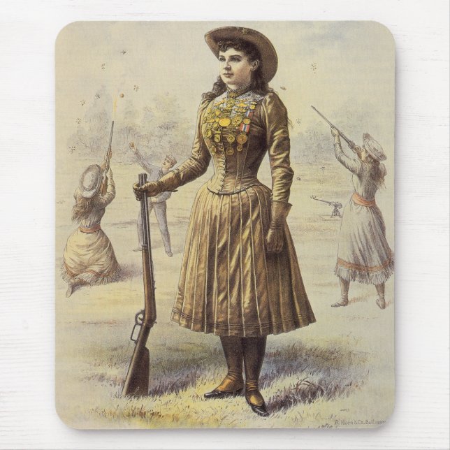Buffalo Bill's Wild West Show with Annie Oakley Mouse Pad (Front)
