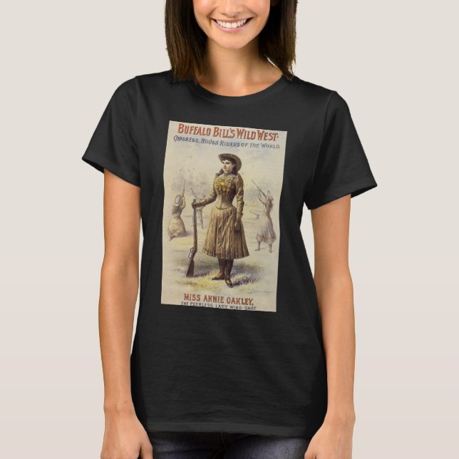 Buffalo Bill's Wild West Show with Annie Oakley T-Shirt (Front)