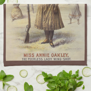 Buffalo Bill's Wild West Show with Annie Oakley Tea Towel