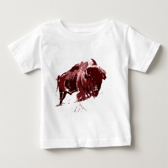 Buffalo - Bison Baby T-Shirt (Front)