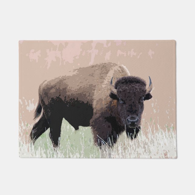 Buffalo / Bison Doormat (Front)