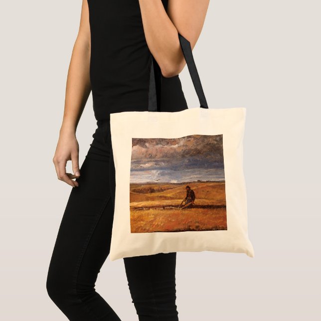 Buffalo Bones Ploughed Under by Harvey Thomas Dunn Tote Bag (Front (Product))