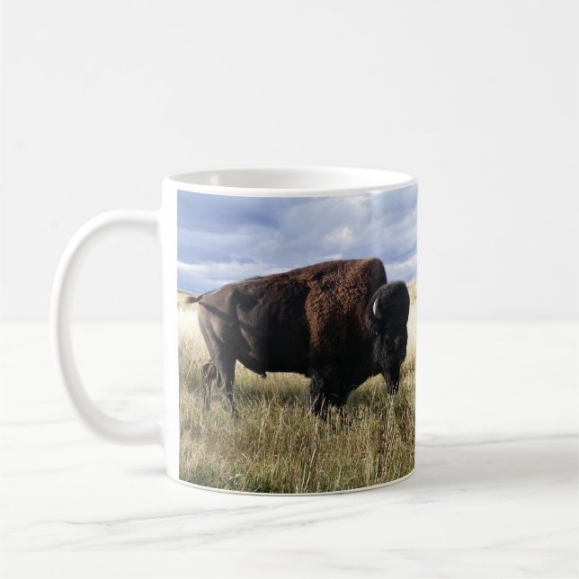Buffalo Bull Coffee Mug (Left)