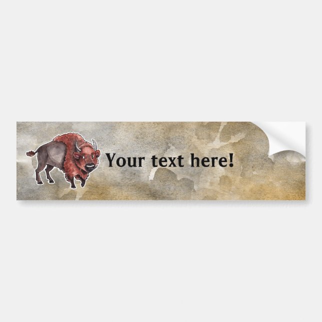 Buffalo Bumper Sticker (Front)