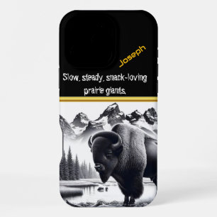 Buffalo by Serene Mountain Waters iPhone 16 Pro Max Case