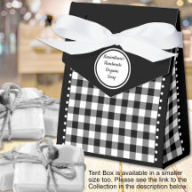 Buffalo Check - Black and White - 4x2x5 Tent