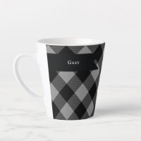 Buffalo Check Grey and Black Squares Plaid