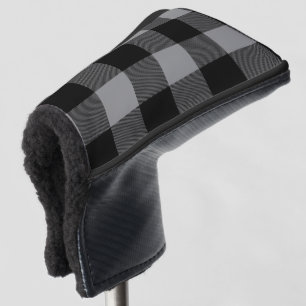 Buffalo Check Grey Black Club Guard Golf Head Cover
