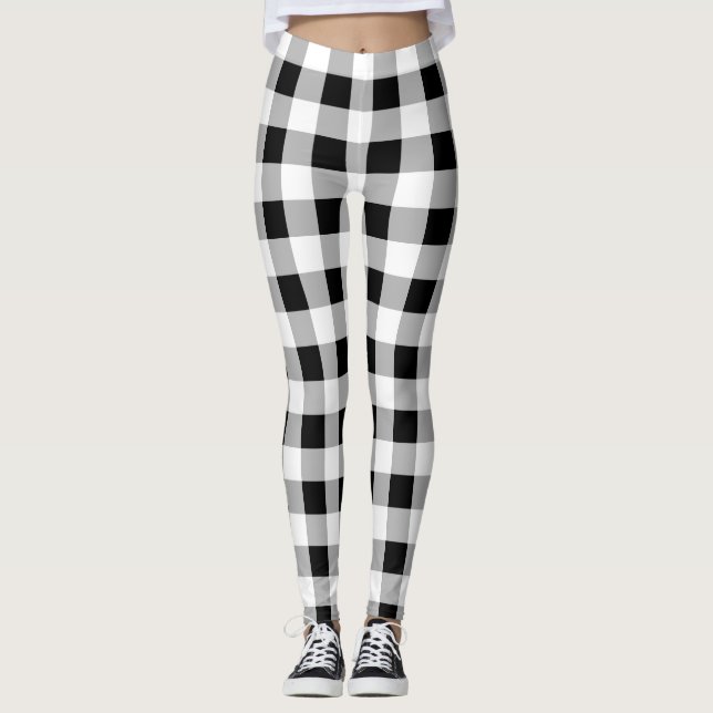 Buffalo Check Leggings (Front)