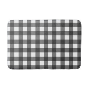 Buffalo check plaid bath matt mat