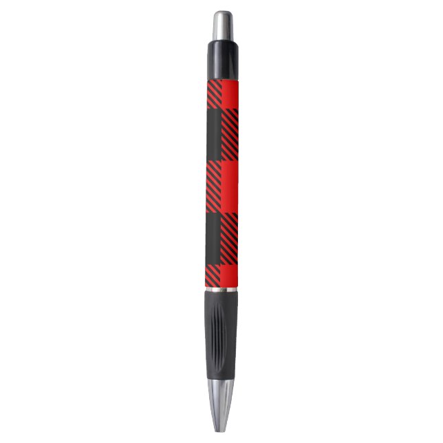 Buffalo Check Red and Black Lumberjack Plaid Decor (Front Vertical)