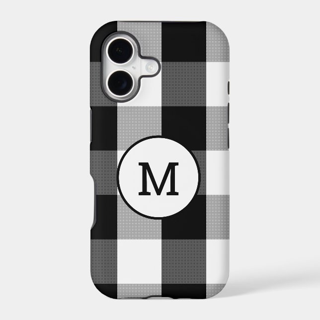 Buffalo Check with monogram (Back)