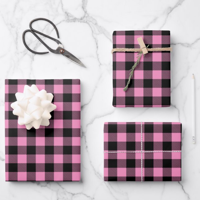 Buffalo Check Wrapping Paper Sheets (Front)