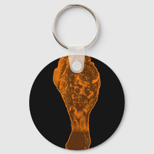 Buffalo Chicken Wing Fried Chicken Lover Chicken W Key Ring