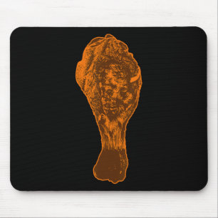 Buffalo Chicken Wing Fried Chicken Lover Chicken W Mouse Pad