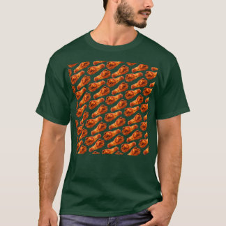 Buffalo Chicken Wing Pattern  T-Shirt