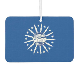 Buffalo city flag car air freshener