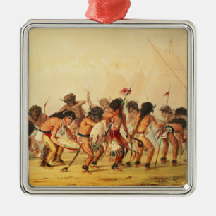 Buffalo Dance, c.1832 Metal Tree Decoration