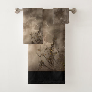 Buffalo dust bath towel set