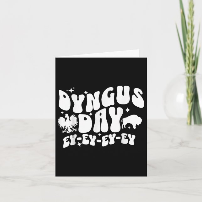 Buffalo Dyngus Day  Card (Front)