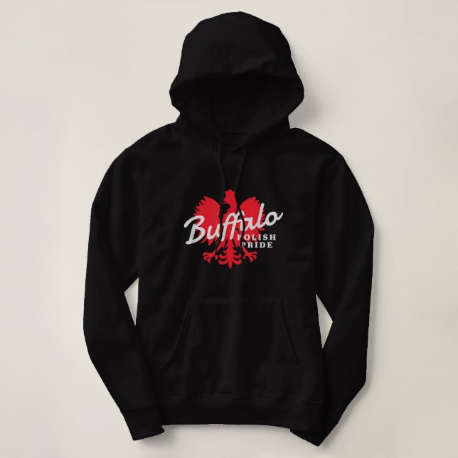 Buffalo Dyngus Day Polish Pride Polish Eagle  Hoodie (Design Front)