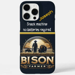 Buffalo Farmer Stands Proud iPhone 16 Pro Max Case