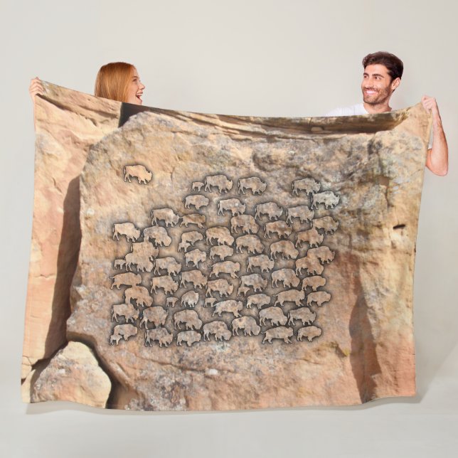 Buffalo Fleece Blanket (In Situ)