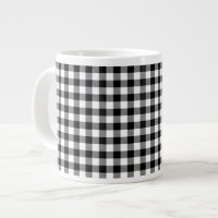 Buffalo Gingham Black And White Check Plaid Therma