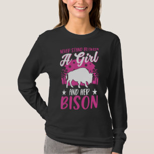 Buffalo Girl Bison Water Buffalo T-Shirt