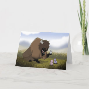 Buffalo Greeting Card