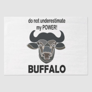 Buffalo Head Bison Animal Buffalo Tissue Paper