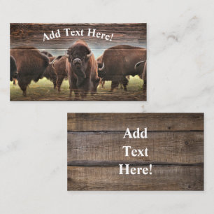 Buffalo Herd Business Card