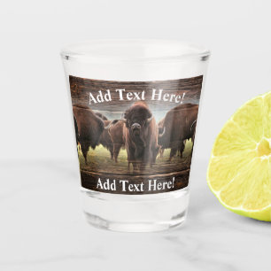 Buffalo Herd Shot Glass