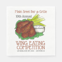 Buffalo Hot Chicken Wings Wing Eating Competition