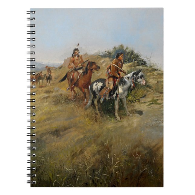 Buffalo Hunt, 1891 (oil on canvas) Notebook (Front)