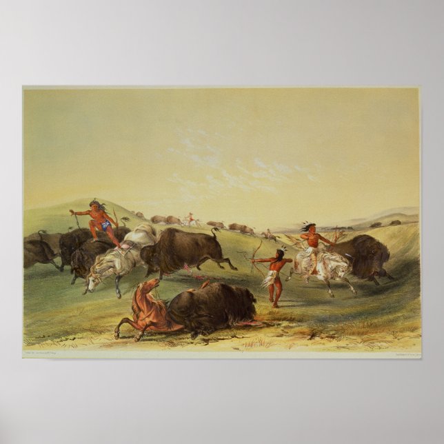 Buffalo Hunt Poster (Front)