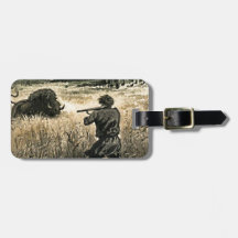 Buffalo Hunt Wild West Frontiersman Illustration