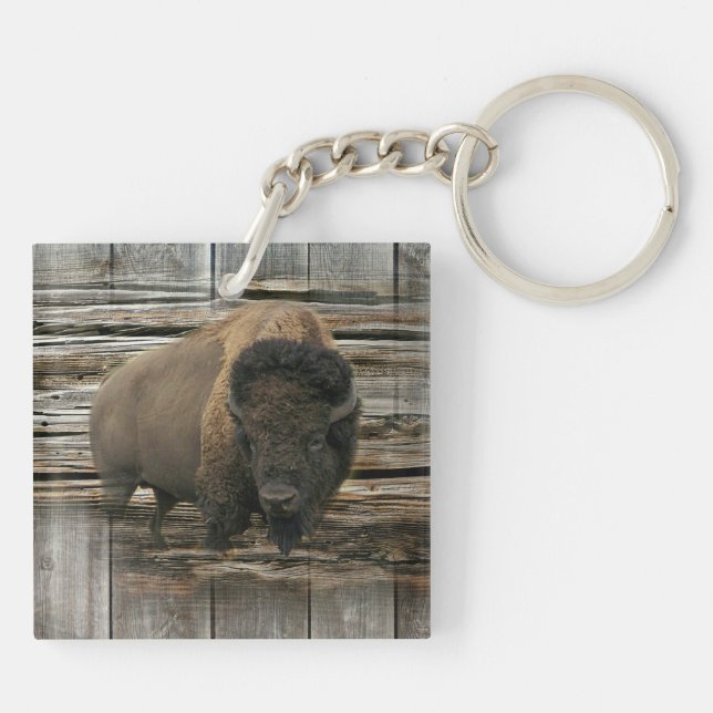 Buffalo Key Ring (Back)